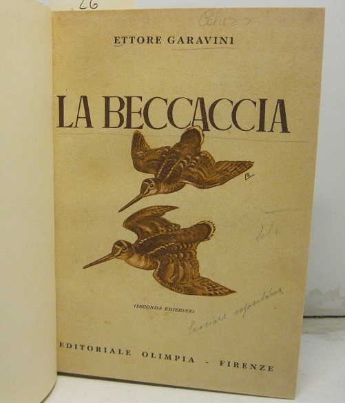 La beccaccia. Anatomia, nidificazione, migrazione, costumi, caccia. Seconda edizione riveduta, …