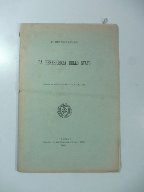 La beneficenza dello Stato