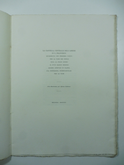 La cappella centrale dell'abside in S. Francesco ricostruita con pensiero …