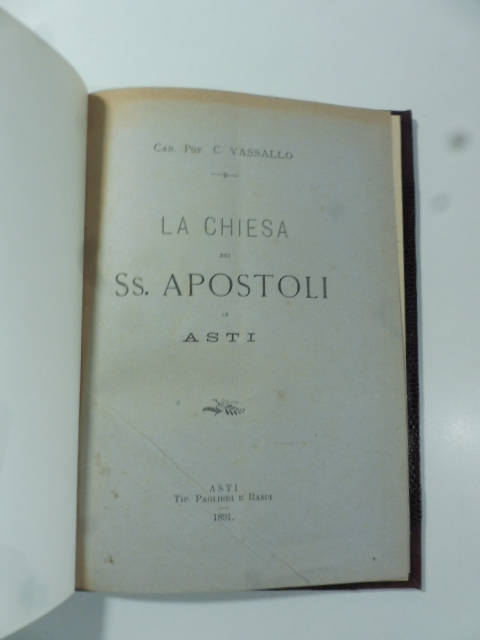 La Chiesa dei SS. Apostoli in Asti