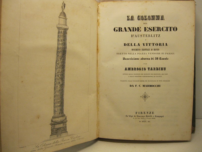 La colonna del grande esercito d'Austerliz o della vittoria. Monumento …