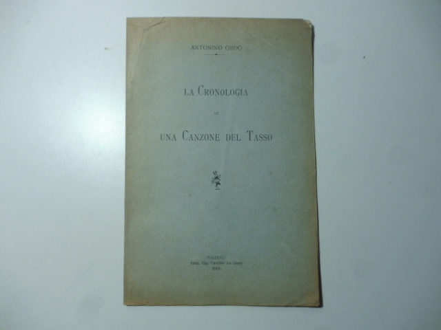 La cronologia di una canzone del Tasso