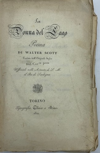 La donna del lago. Poema di Walter Scott tradotto dall'originale …
