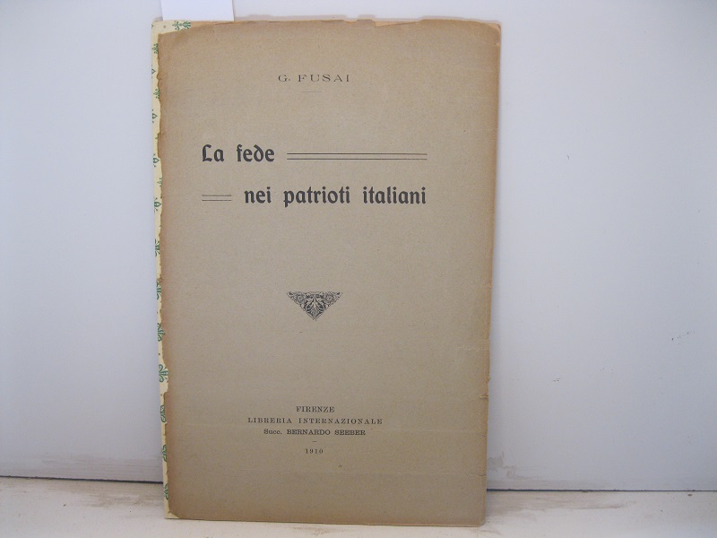 La fede nei patrioti italiani