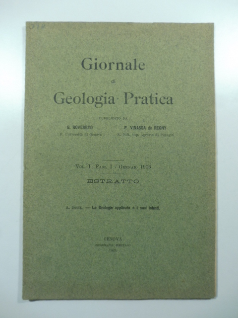 La geologia applicata e i suoi intenti