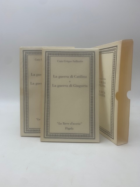 La guerra di Catalina e La guerra di Giugurta.