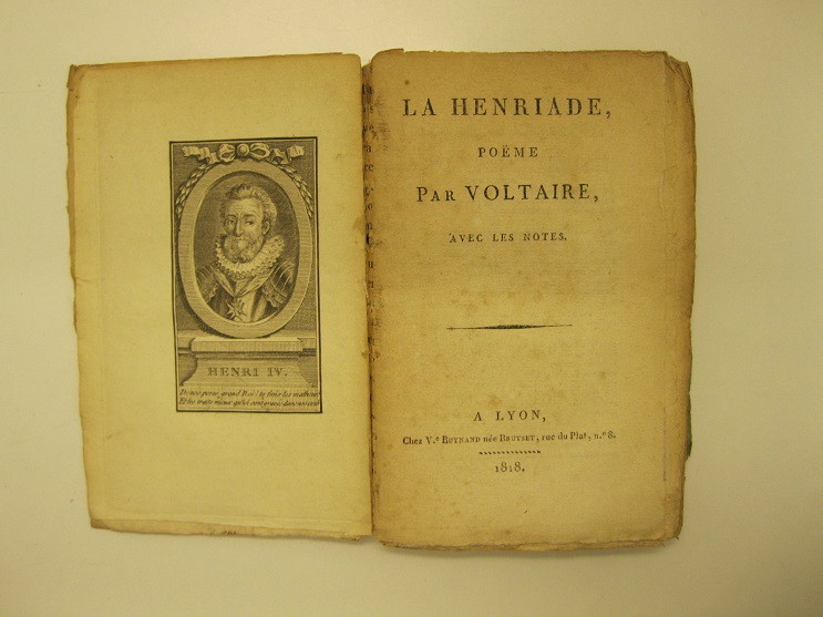 La Henriade. Poeme par Voltaire avec les notes