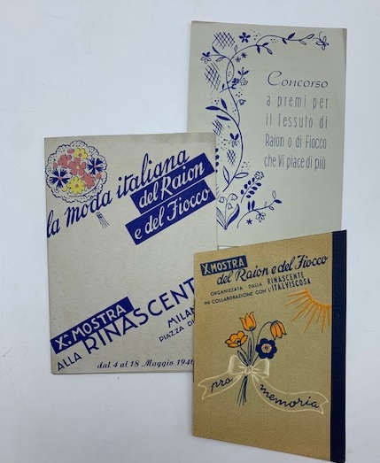 La moda italiana del raion e del fiocco. X Mostra …