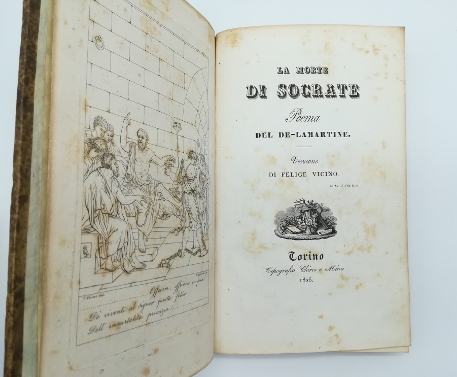 La morte di Socrate. Poema del De - Lamartine. Versione.
