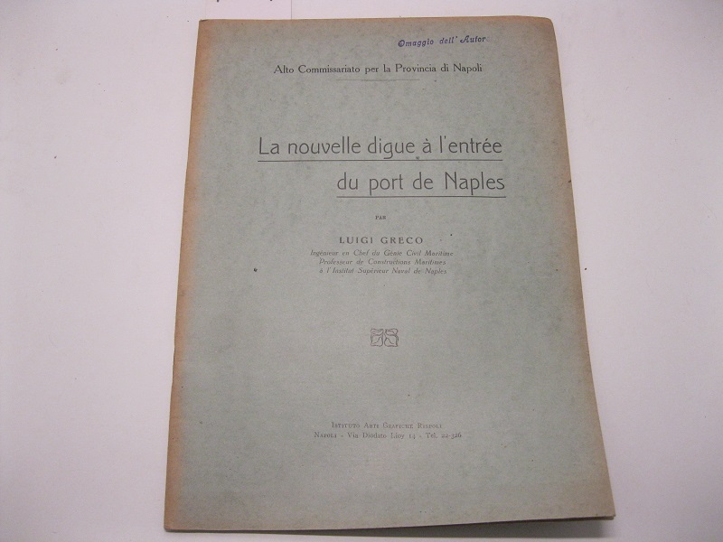 La nouvelle digue a' l'entre'e du port de Naples par …
