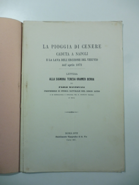 La pioggia di cenere caduta a Napoli e la lava …