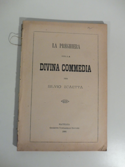 La preghiera nella Divina Commedia