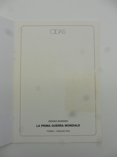 La prima guerra mondiale