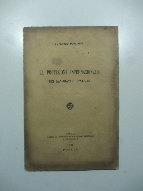 La protezione internazionale dei lavoratori italiani