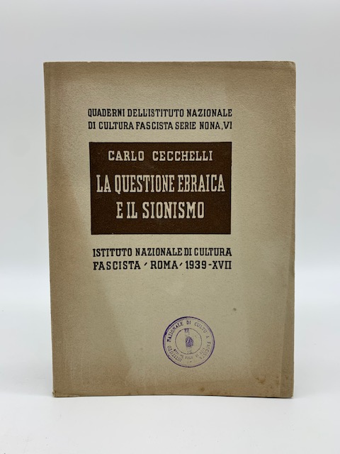 La questione ebraica e il sionismo