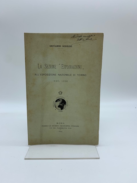 La sezione Esplorazioni all'Esposizione nazionale di Torino nel 1898