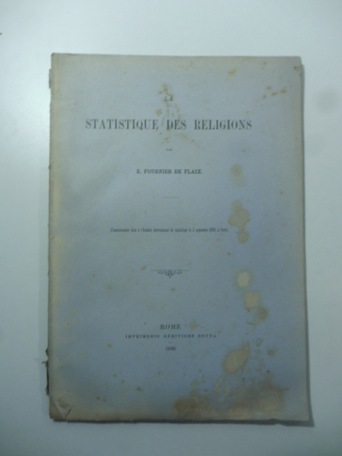 La statistique des religions