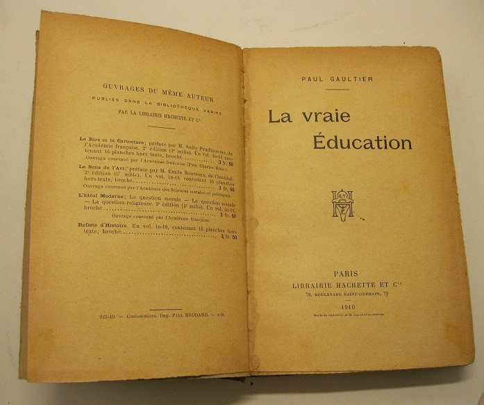 La vraie Education