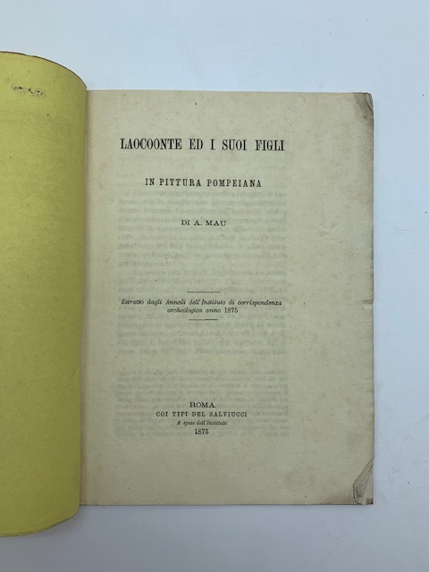 Laocoonte ed i suoi figli in pittura pompeiana