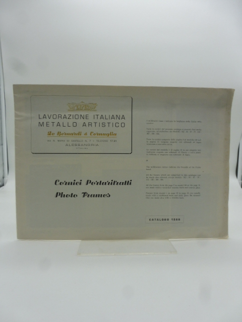 Lavorazione italiana metallo artistico De Bernardi & Cornaglia. Cornici portaritratti. …