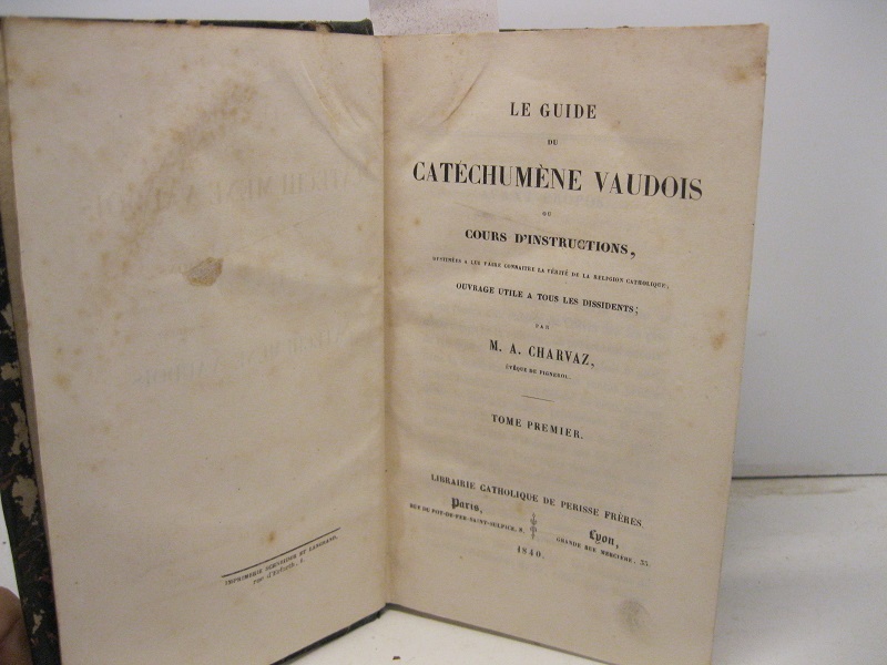 Le guide du catechume'ne vaudois ou cours d'instructions, destine'es a …