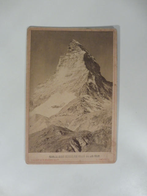 Le Mont Cervin. Vue prise du Lac Noir. Fotografia originale …