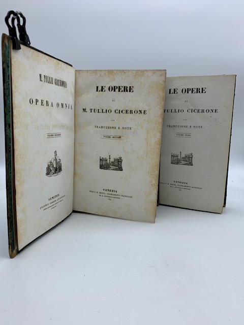Le opere di M. Tullio Cicerone con traduzione e note. …