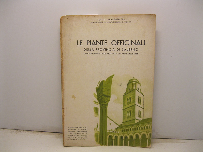 Le piante officinali della provincia di Salerno con appendice sulle …