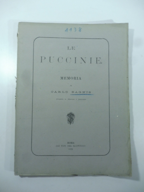 Le puccinie. Memoria