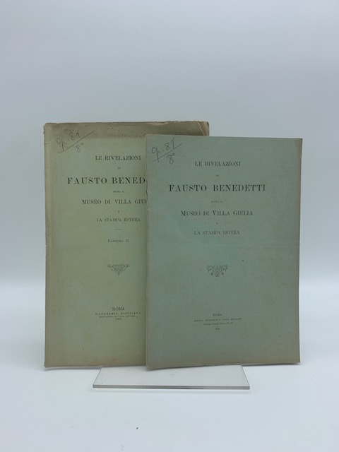 Le rivelazioni di Fausto Benedetti sopra il Museo di Villa …