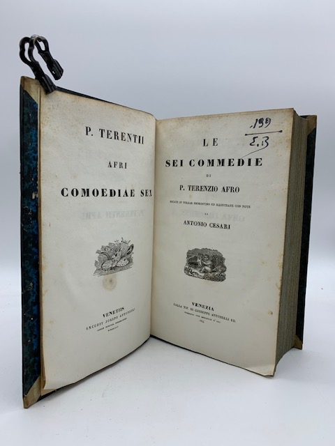 Le sei commedie di P. Terenzio Afro SEGUE: Le tragedie …