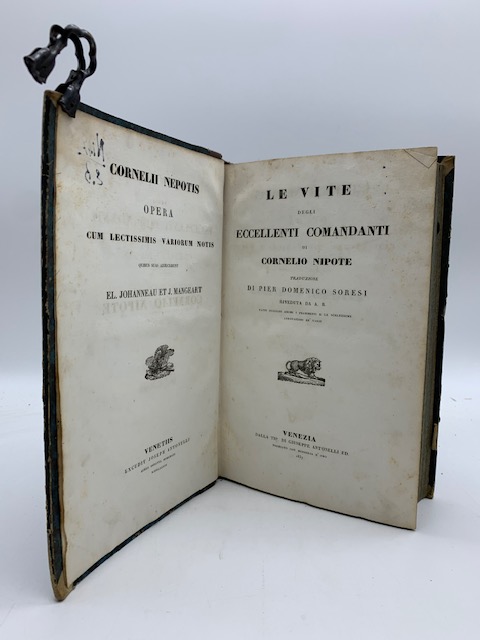 Le vite degli eccellenti comandanti di Cornelio Nepote. Traduzione di …