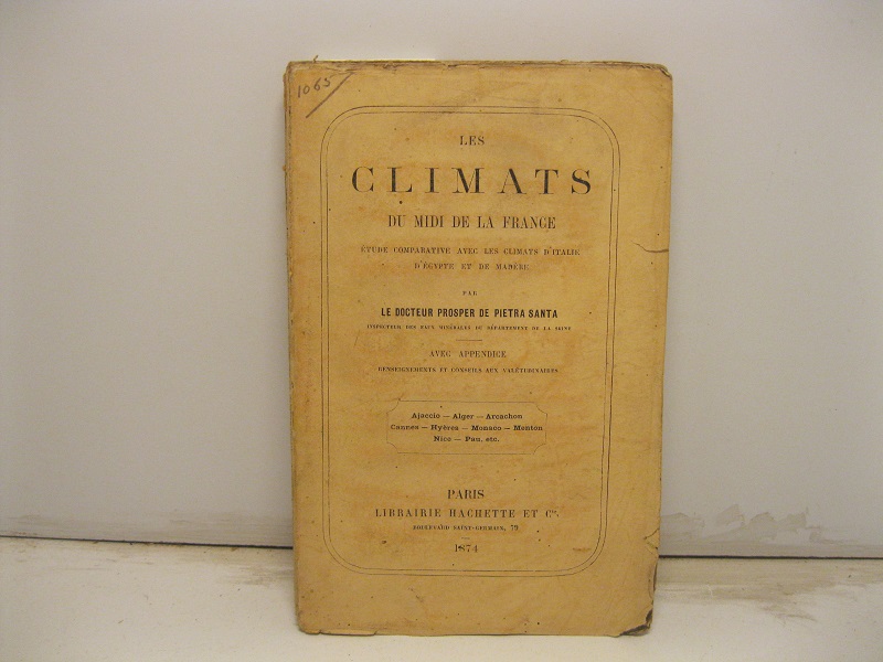 Les climats du midi de la France. Etude comparative avec …