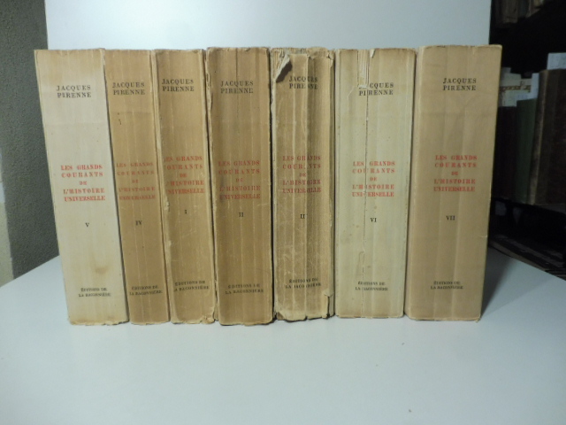 Les grands courants de l'histoire universelle, VII volumi