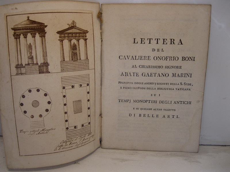 Lettera al chiarissimo signore Abate Gaetano Marini prefetto degli archivj …