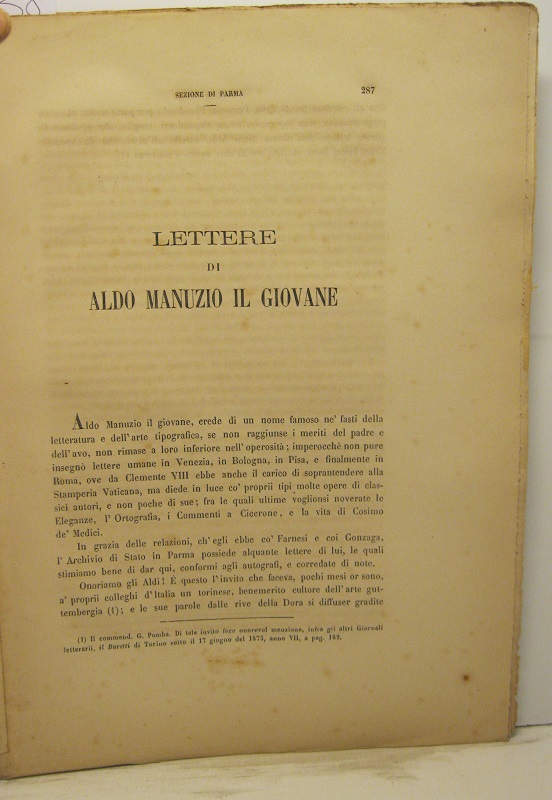 Lettere di Aldo Manuzio il giovane