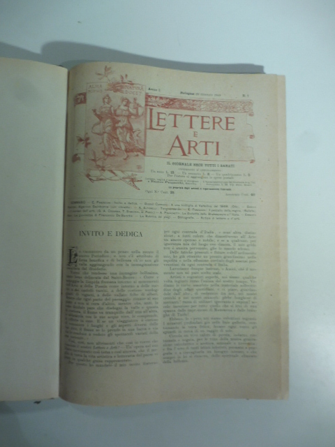 Lettere e Arti, anno I. Dal numero 1 al numero …