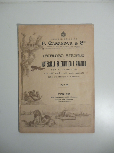 Libreria editrice F. Casanova & C. Catalogo speciale di materiale …