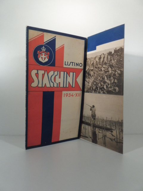 Listino Stacchini 1934
