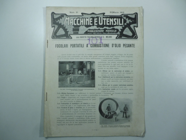 Macchine e utensili. Pubblicazione mensile della Societa' italiana Defries e …