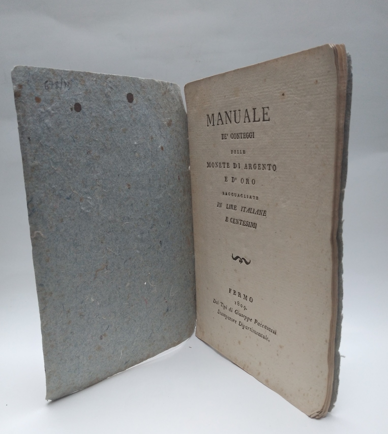 Manuale de' conteggi delle monete di argento e di oro …