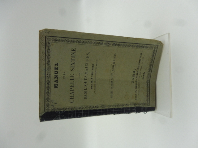 Manuel de la Chapelle Sixtine et des Basiliques Majeures. Careme, …