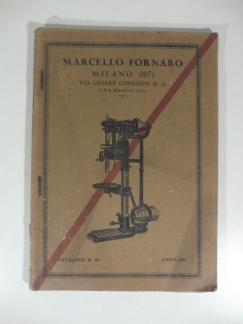 Marcello Fornaro, Milano. Catalogo n. 42
