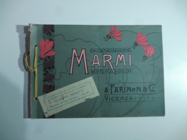 Marmi A. Farinon & C., Vicenza. Catalogo