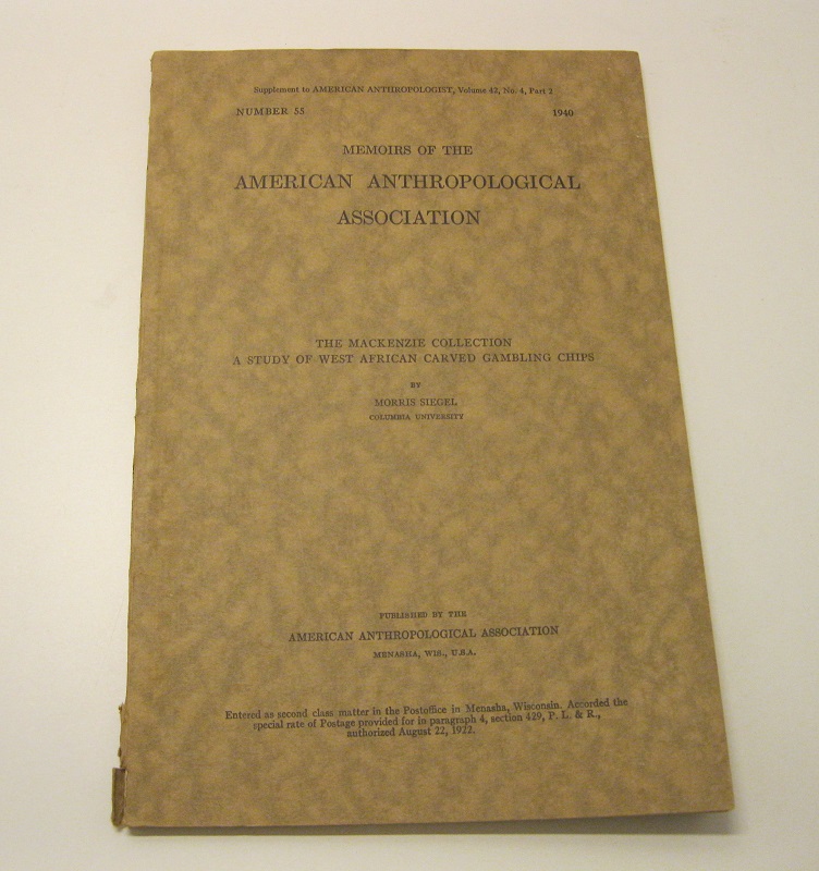 Memoirs of the American Anthropological Association. The Mackenzie collection. A …