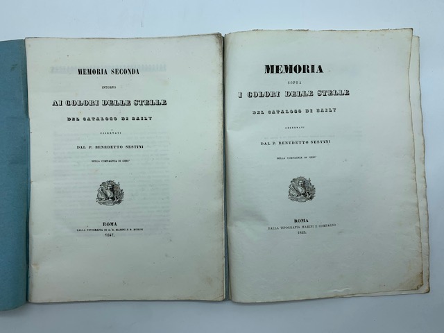 Memoria sopra i colori delle stelle del catalogo di Baily; …