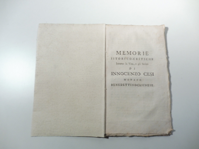 Memorie istorico-critiche intorno la vita e gli scritti di Innocenzo …