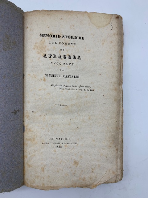 Memorie storiche del Comune di Afragola