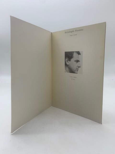 Michelangelo Pistoletto. Opere recenti. Galatea - Galleria d'Arte contemporanea, Torino