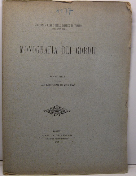 MONOGRAFIA DEI GORDII